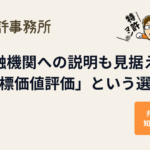 金融機関への説明を補う商標価値評価資料のイメージ図